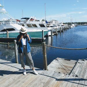 Vintage 1980's Joanna Denim Blazer Jacket …